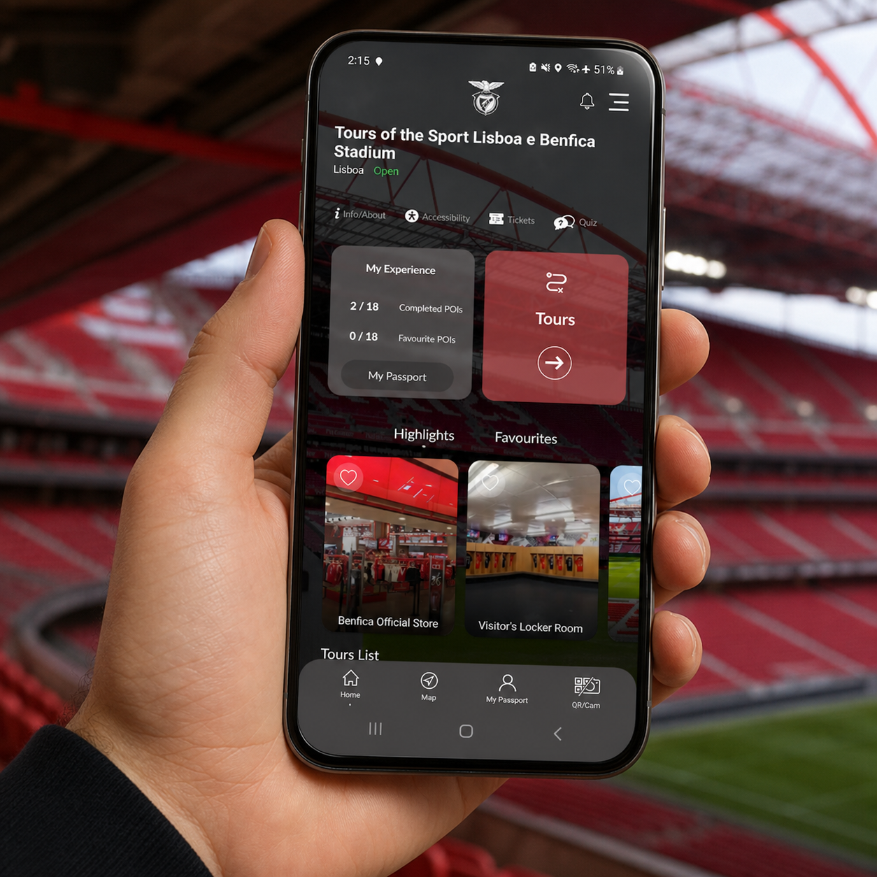 SL Benfica Stadium Tour — X-Plora